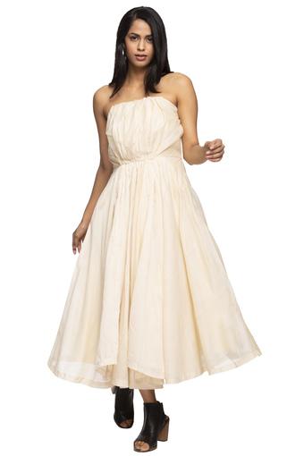 off shoulder tube dress