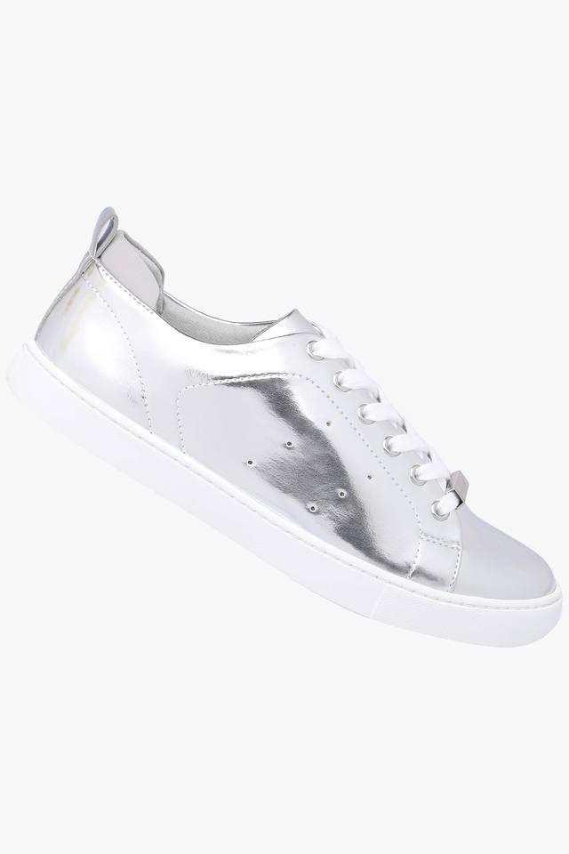 aldo silver sneakers