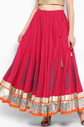 VARANGA Womens Printed Long Skirt - 204886232_9563