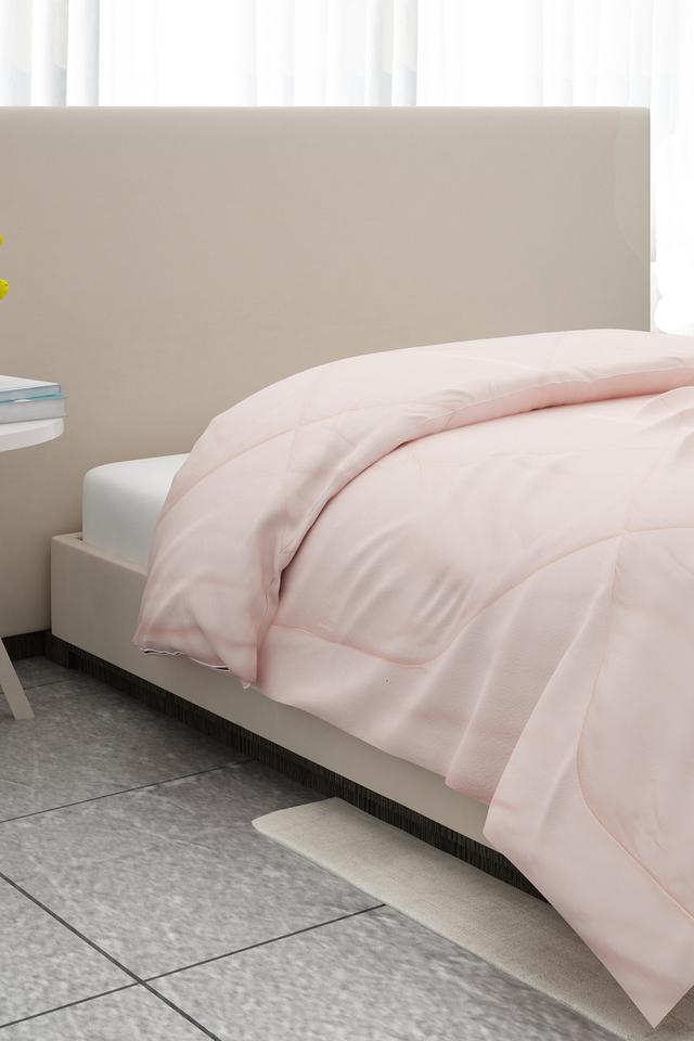 Buy PORTICO Butter Cup Solid Double Reversible Comforter Shoppers Stop