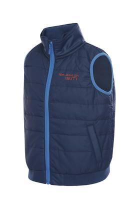 childrens navy quilted jacket