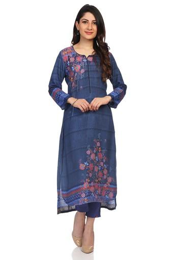 biba denim kurta