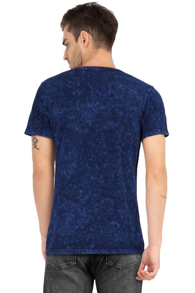 Mens Round Neck Graphic Print T-Shirt 