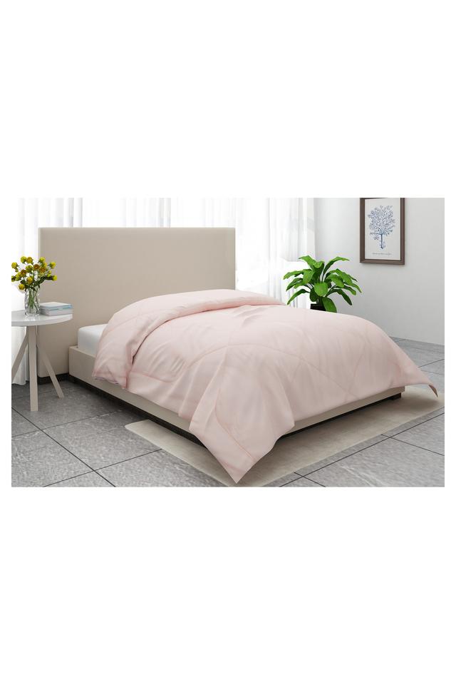 Buy PORTICO Butter Cup Solid Double Reversible Comforter Shoppers Stop