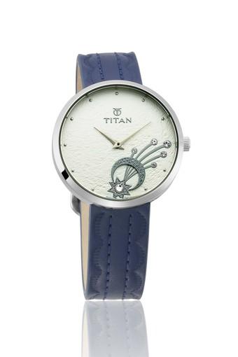 titan ladies leather watches