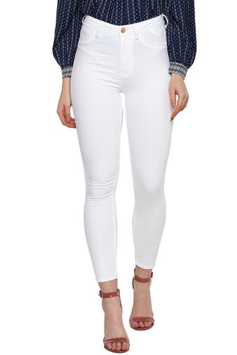 flying machine white jeans