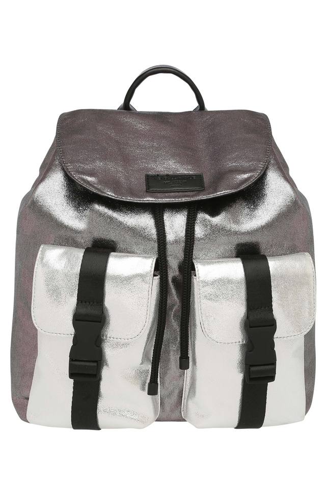 kendall kylie backpack silver