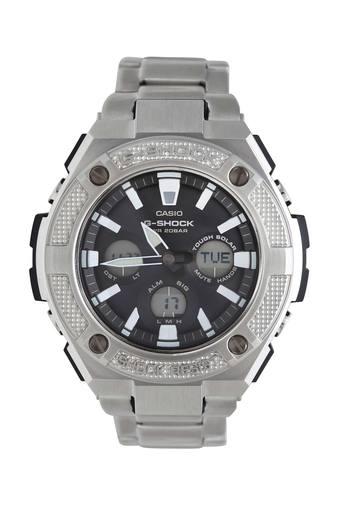 casio stainless steel chronograph watch