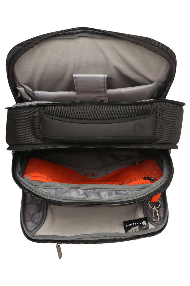 Buy CARLTON Unisex Zip Closure Backpack Shoppers Stop