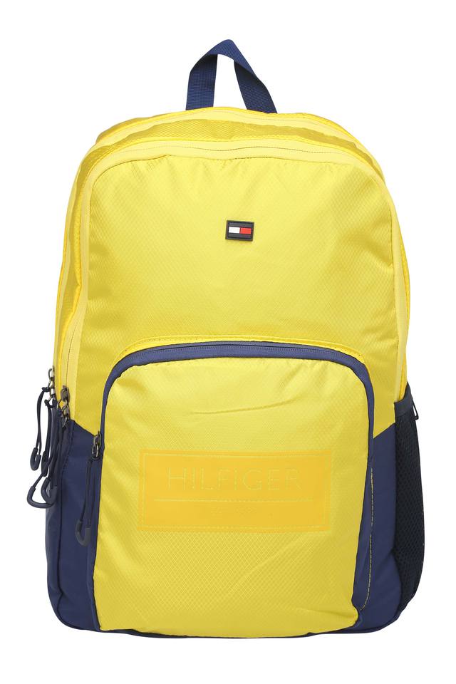 Buy TOMMY HILFIGER Yellow Unisex 2 Compartment Zipper Closure Laptop