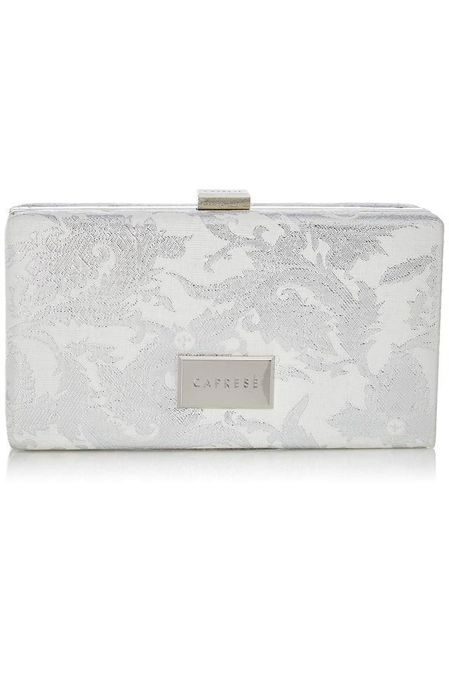 silver grey clutch
