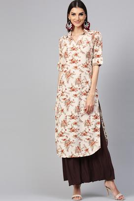libas floral print kurta