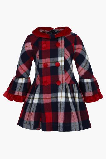 girls navy trench coat