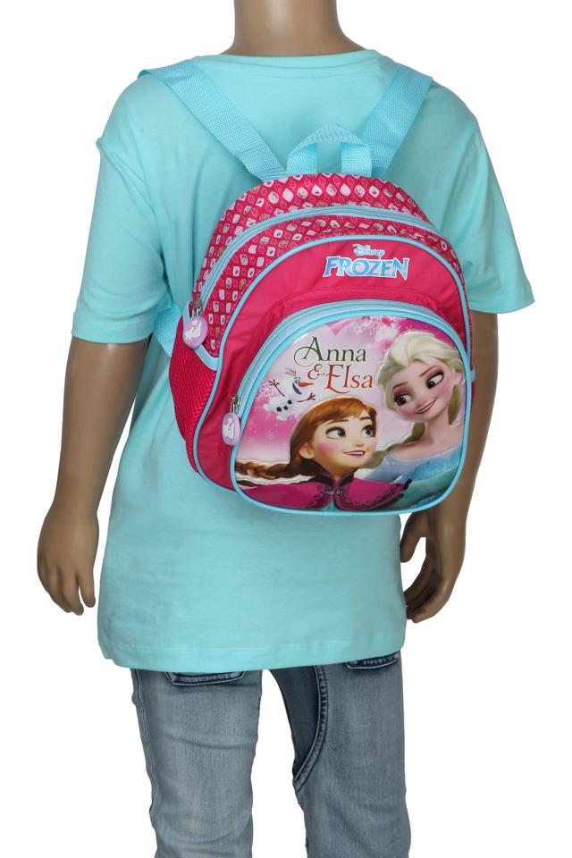 Buy DISNEY Frozen Anna and Elsa Zip Closure School Bag Shoppers Stop