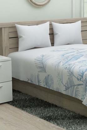SPACES Printed Single Bed Sheet With Pillow Cover - 204023115_9900