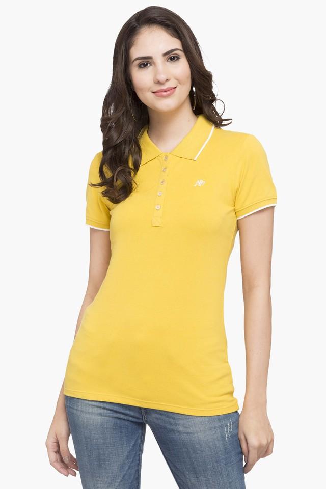 AEROPOSTALE Womens Lace Up Basic T-Shirt