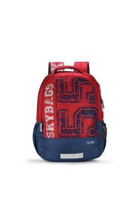 skybags red backpack