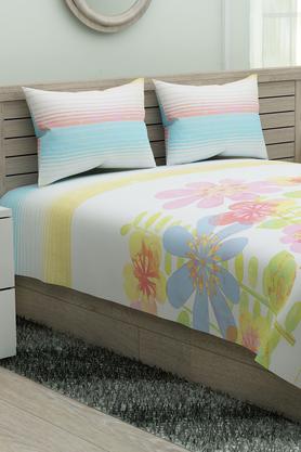 Designer Bed Sheets Online Pers Stop X Ivy Stripe Single Bed Sheet