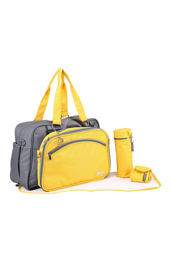 yellow diaper bag