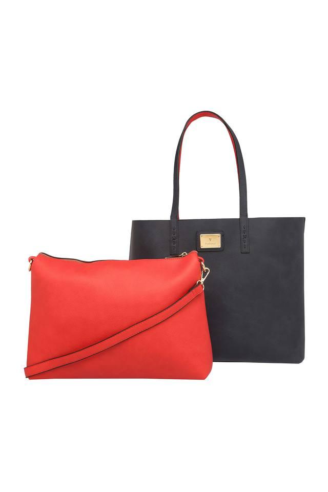 Buy VAN HEUSEN Womens Tote Handbag with Sling Bag Shoppers Stop