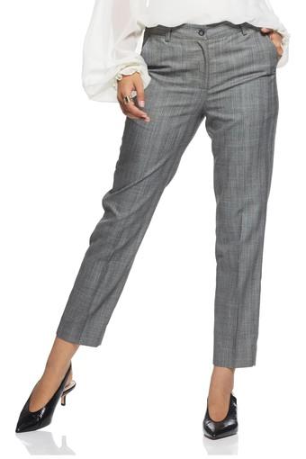womens checkered trousers