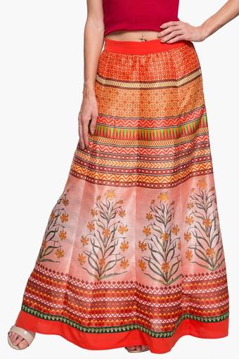 printed long skirts