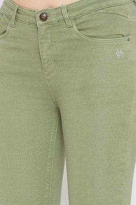 Army green hot sale jeans womens