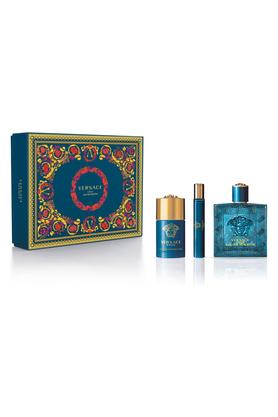 Buy VERSACE Eros Gift Set for Men EDT 100 ml EDT Travel Spray