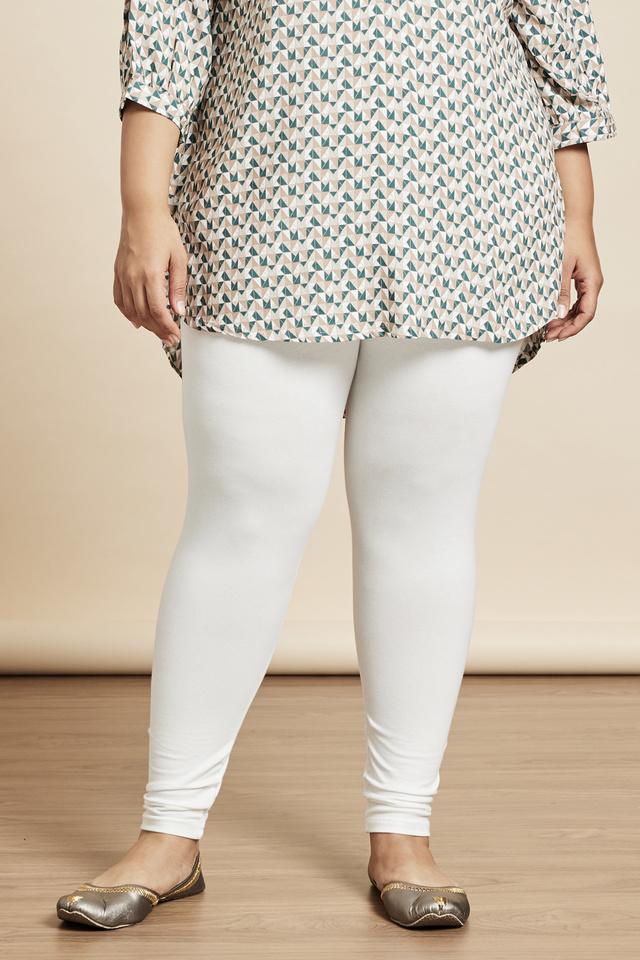 Women's Plus Size White Tights