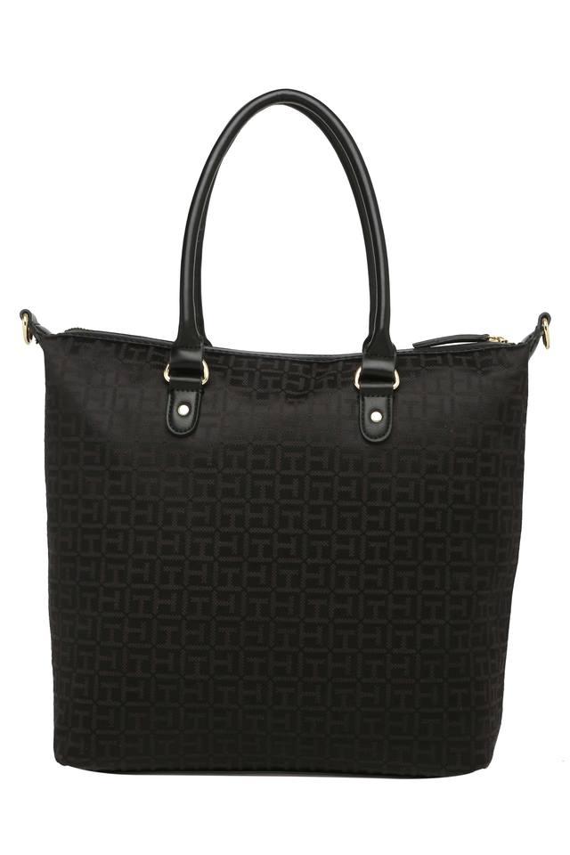 Buy TOMMY HILFIGER Multi Womens Zip Closure Satchel Handbag Shoppers Stop