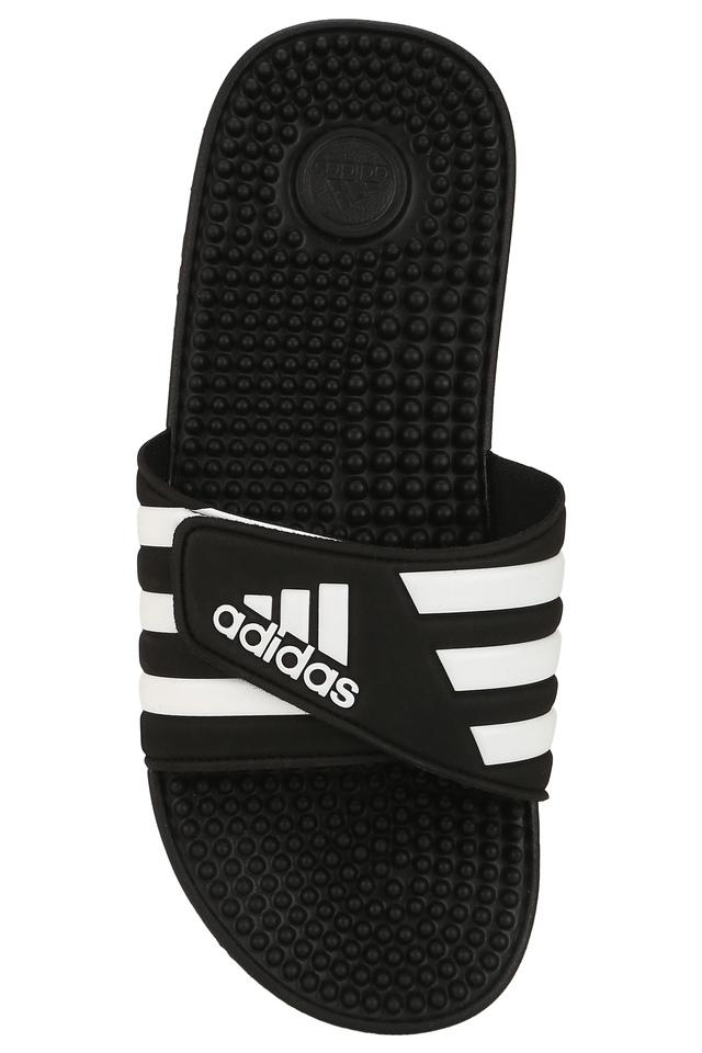 adidas black flip flops