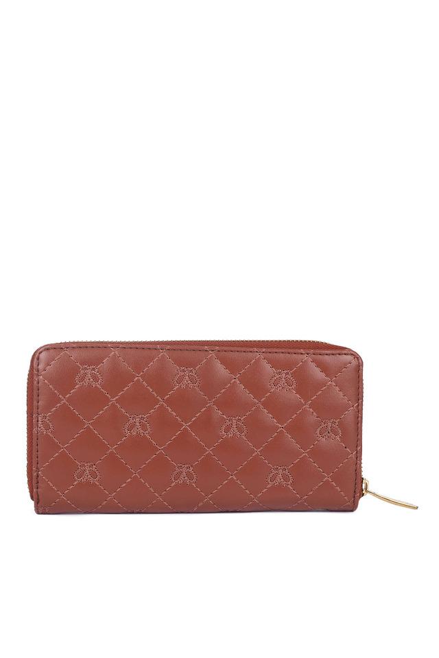 Dark brown shop women's wallet