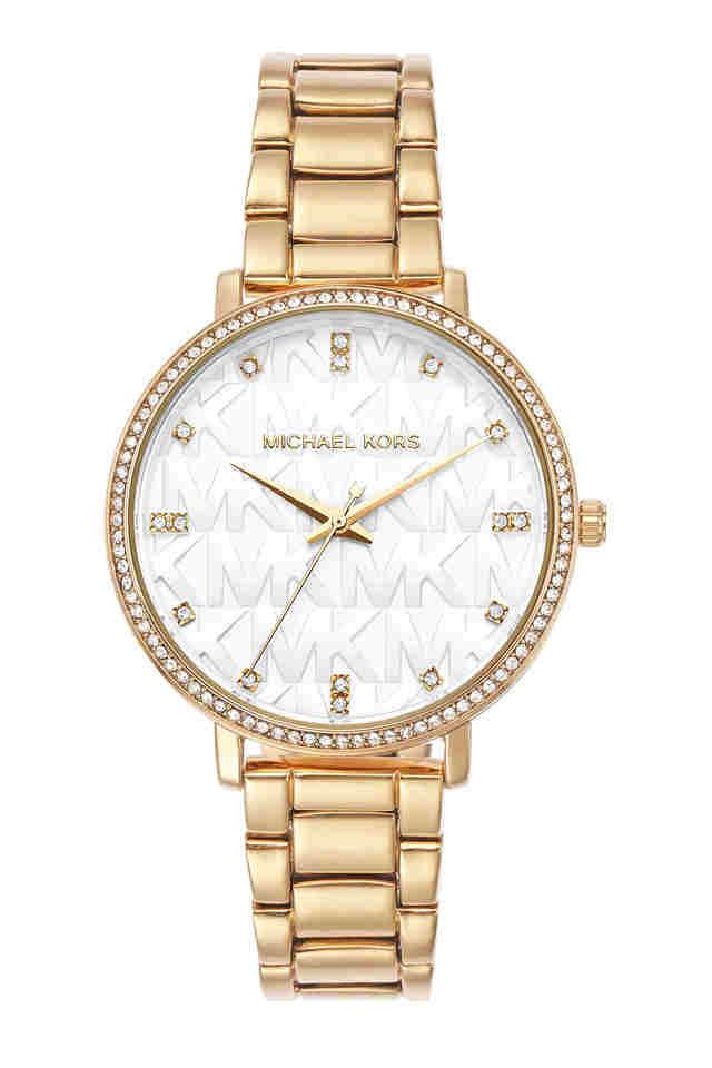 Buy MICHAEL KORS Womens 38 mm Pyper White Dial Metal Analog Watch MK4666 Shoppers Stop