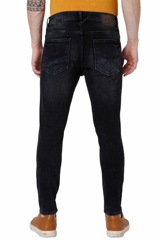 Dark Tone Wash Denim Regular Fit Mens Jeans