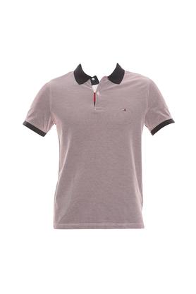 Buy TOMMY HILFIGER Red Mens Printed Polo T Shirt Shoppers Stop