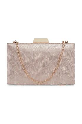 Synthetic Womens Party Wear Clutch