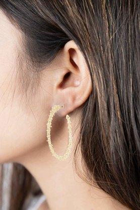 Latest Fashion Gold Plated Big Round Design Dangle Bali Earrings