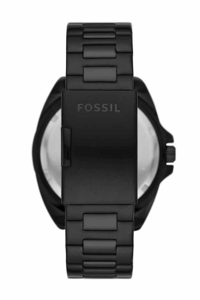 Black fossil mens watch hot sale