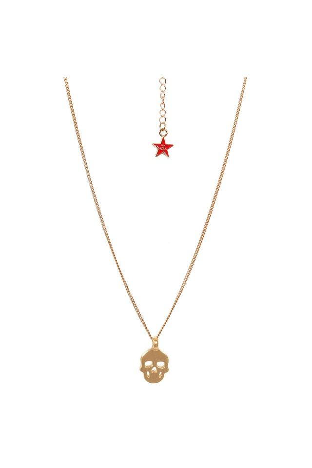 Womens on sale skull necklace