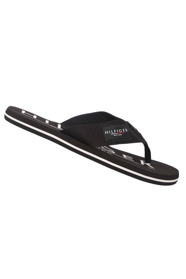 Tommy hilfiger discount black flip flops