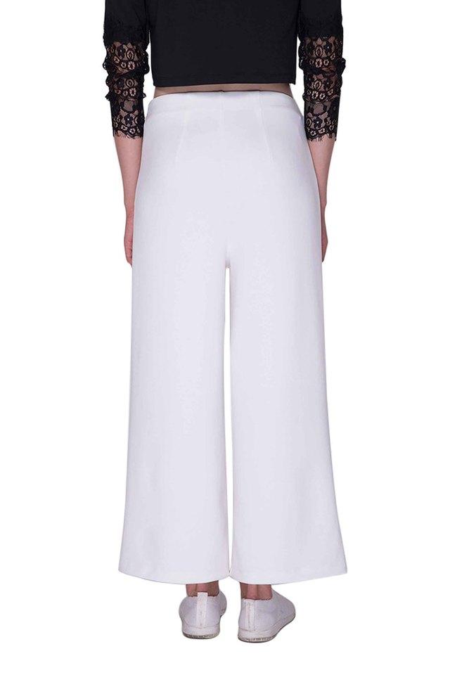 Buy SAMSHEK Solid Relaxed Fit Polyester Womens Party Wear Trousers   Shoppers Stop