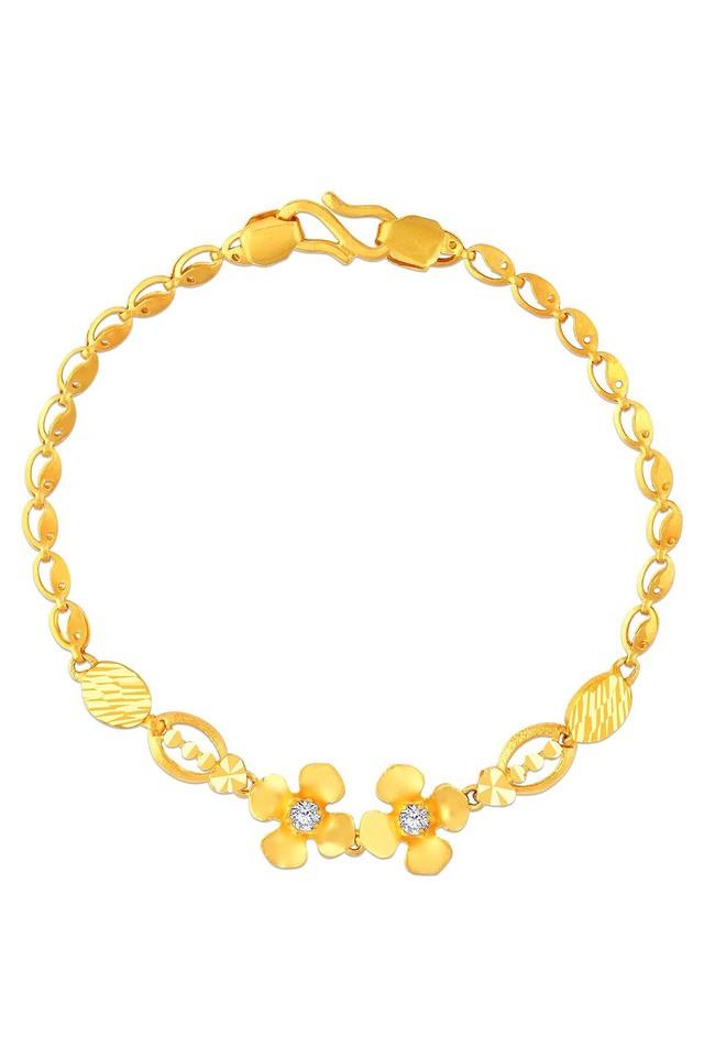 Malabar Gold and Diamonds 22 KT (916) purity Yellow Gold Malabar Gold  Bracelet SKG292 for Women : Amazon.in: Fashion