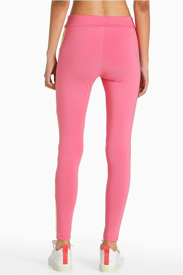 Buy PUMA Pink T7 Block Cotton Slim Fit Women's Track Pants