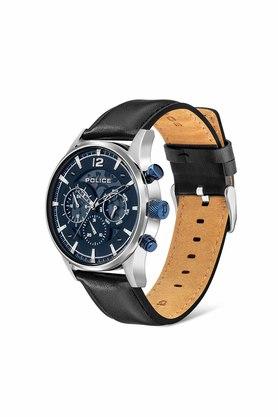 Police mens shop watch leather strap