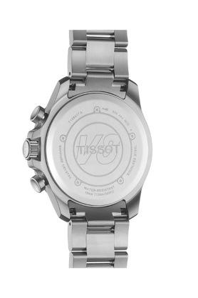 Buy TISSOT Mens White Dial Stainless Steel Chronograph Watch