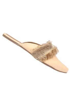 Womens mules sale with fur