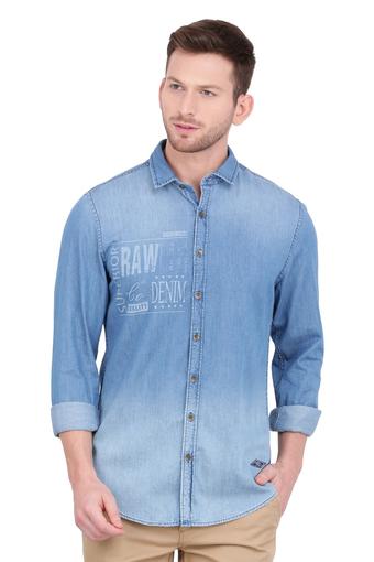 peter england jeans shirts
