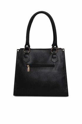 Black structured tote bag sale