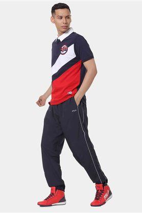 Mens 2 Pocket Solid Track Pants