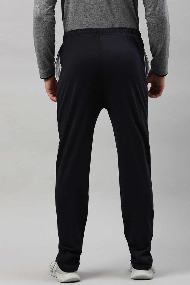 Solid Cotton Regular Fit Men's Track Pants